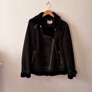 Laundry by Shelli Segal Faux Shearling Coat